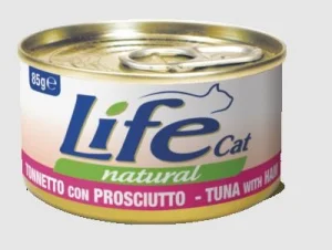 Lifepet Lifecat Filetto Tonnetto e Prosciutto 85 g