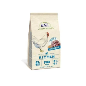 Lifepet Lifecat Kitten Pollo 1,5 kg - Crocchette per gattini