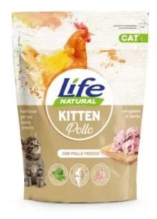 Lifepet Lifecat Kitten Pollo 800 g - Mangime secco per gattini