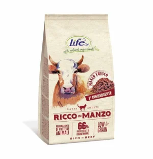 Lifepet Lifecat Low Grain Manzo