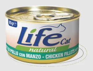 Lifepet Lifecat New Filetti Pollo/Manzo 85 g