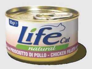 Lifepet Lifecat New Filetto Pollo e Prosciutto 85 g