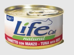 Lifepet Lifecat New Tonnetto/Manzo 85 g