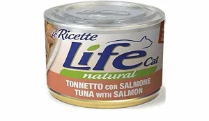 Lifepet Lifecat Ricette Tonno, Salmone e Carote 150 g