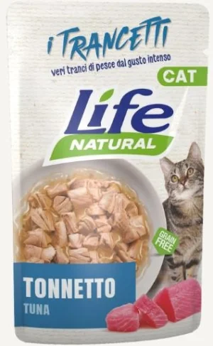 Lifepet LifeCat Trancetti di Tonnetto - 30 buste x 55 g