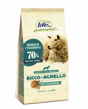 Lifepet LifeDog Agnello - Crocchette per cani