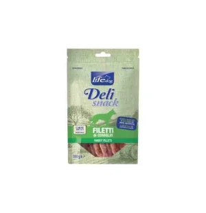 LIFEPET Lifedog Delisnack Filetto di Coniglio 100 g