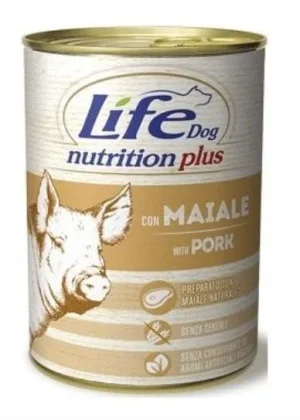 Lifepet Lifedog Maiale 400 g - Umido per cani