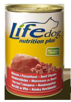 Lifepet Lifedog Manzo a Pezzettoni 400 g