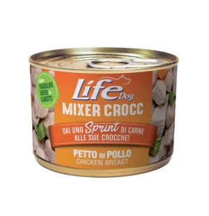 Lifepet Lifedog Mixer Croc Petto di Pollo 150 g