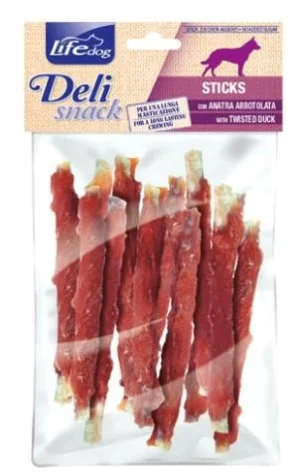Lifepet Lifedog Snack Stick Anatra per Cani 100 g