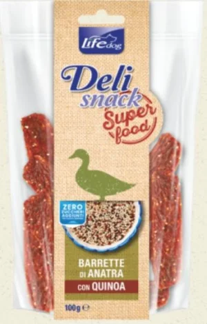 Lifepet Lifedog Superfood Chips Anatra e Quinoa 100 g