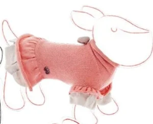 Maglioncino Luna con Gonnellina e Fiocchetto - Rosa - Ferribiella