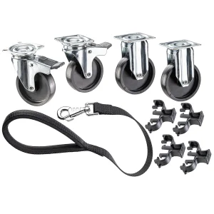 Ferplast Kit ruote per trasportini Clipper 4, 5, 6 e 7 per cani di taglia media e grande