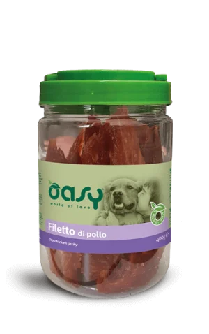 Oasy Snacky Filetto di Pollo Snack per Cani 400 g