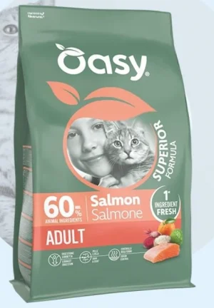Oasy Superior Adult Salmone Crocchette per Gatti