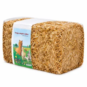 Carli Strawluxe Lettiera in Paglia Depolverizzata 13 kg per Cavalli, Galline, Polli e Conigli