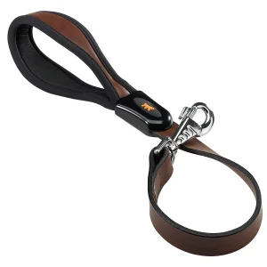 Ferplast Guinzaglio Giotto Brown GM 25/60 in pelle per cani