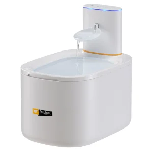 Ferplast Fontanella Astra con sensore di movimento per gatti e cani piccoli, 16,5 x 22 x h 24 cm