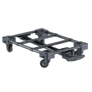 Ferplast Carrello per trasportini Pet Carrier Trolley pieghevole per cani e gatti, 52 x 32 x h 9,5 cm