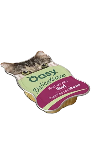 Oasy Delicatesse Paté con Manzo Umido per Gatti 85 g