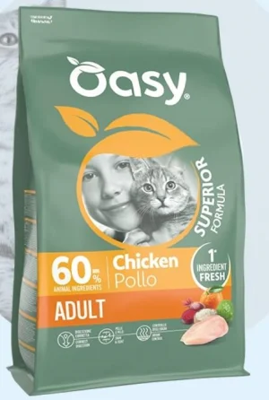 Oasy Superior Adult Pollo Crocchette per Gatti