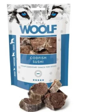 MAST Woolf Sushi di Merluzzo 100 g - Snack per Cani