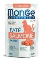 Monge Cat Buste Mono Paté Sterilized Salmone 28 x 85 g
