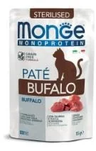 Monge Cat Buste Paté Sterilized Bufalo 28 x 85 g