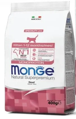 Monge Cat Kitten al Manzo 400 g