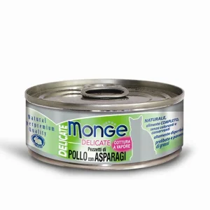 Monge Cat Pollo e Asparagi Delicato 80 g
