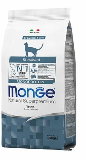 Monge Cat Sterilized Mono Trota 1,5 kg