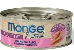 Monge Cat Tonno e Alici in Jelly 80 g