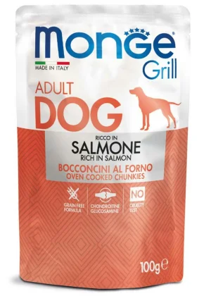Monge Dog Grill Buste Salmone 24 x 100 g