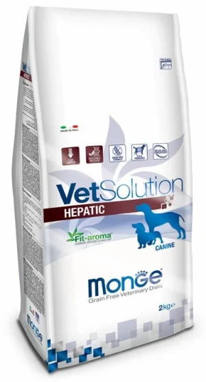 Monge Dog Hepatic 2 kg - Mangime dietetico per cani