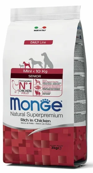 Monge Dog Mini Senior Crocchette 3 kg