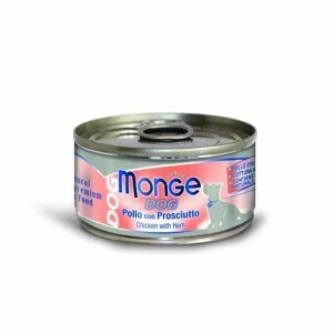 Monge Dog Pollo e Prosciutto 95 g - Umido per cani