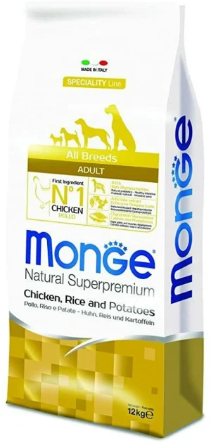 Monge Superpremium Monoprotein Pollo, Riso e Patate 12 kg