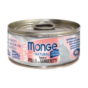 Monge Gatto Pollo e Gamberetti 80 g