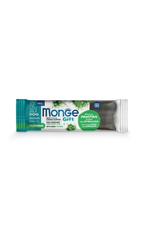 Monge Gift Meat Bars Training Anatra/Spirulina per Cani 40 g