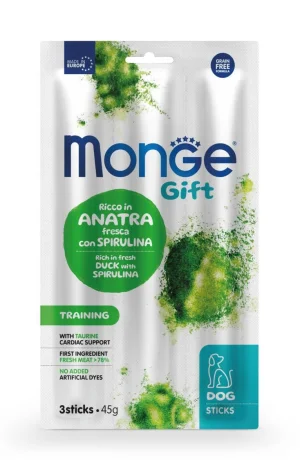 Monge Superpremium Gift Training Dog Anatra e Spirulina 45 g