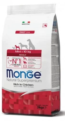 Monge Mini Adult Pollo Crocchette per Cani Mini