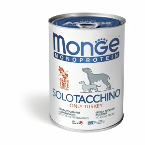 Monge Mono Solo Tacchino 400 g - Umido per cani