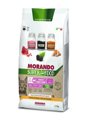 Morando Super Cat al Pollo - Crocchette per Gatti 1,5 kg