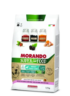 Morando Super Dog Adult Daily Care Suino e Riso