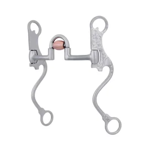 Morso Correctional con Rullo in Rame e Aste Curve Decorate 11 mm - Metalab - 13 cm