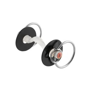 Nathe - Morso Mullen Mouth 20 mm, anelli 70 mm con port