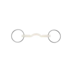 Nathe Mullen Mouth 15 mm - Imboccatura rigida, anelli 70 mm