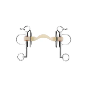 Nathe Pelham 20 mm Mullen Soft con port e guance corte