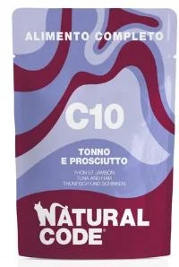 Natural Code C10 Tonno e Prosciutto 12 x 70 g